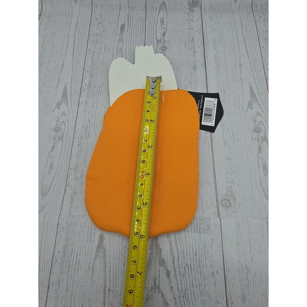 8 Pumpkin Themed Cloth Utensil holders orange